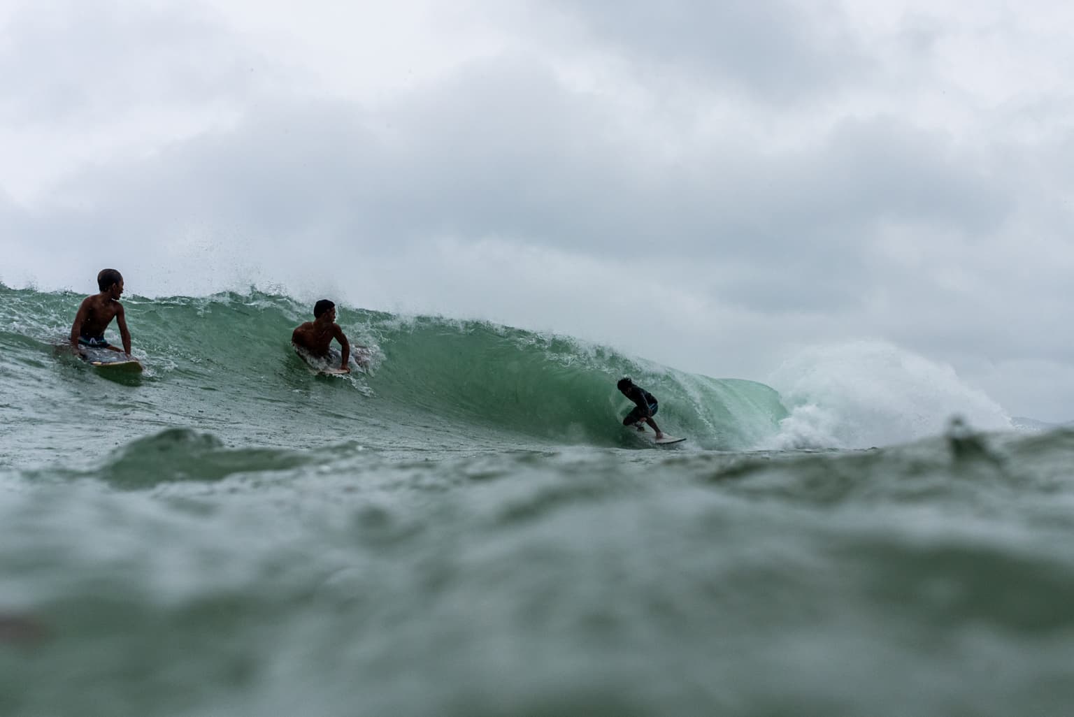Guiwan, Union. Beginner friendly surf spot in Siargao Island.